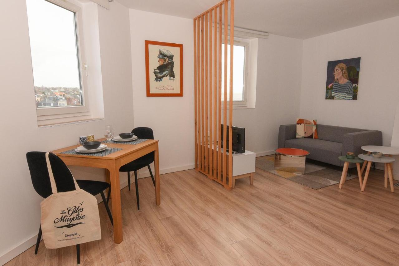 La Belle Vue Appartement 2 Personnes Vue Port Dieppe Exterior foto