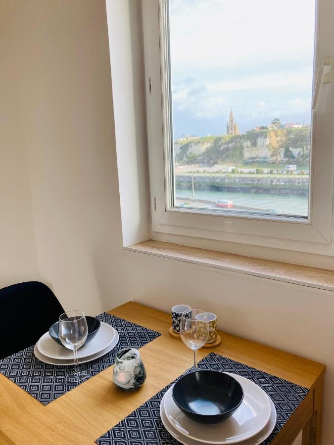 La Belle Vue Appartement 2 Personnes Vue Port Dieppe Exterior foto