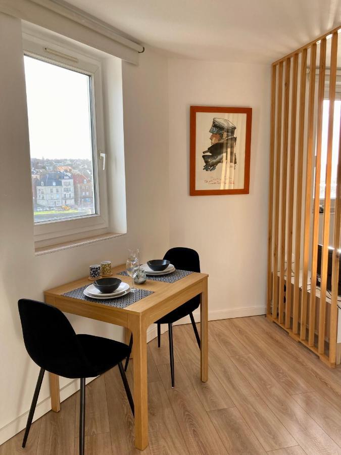 La Belle Vue Appartement 2 Personnes Vue Port Dieppe Exterior foto