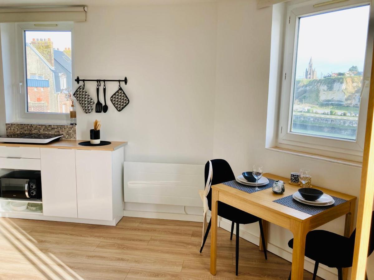 La Belle Vue Appartement 2 Personnes Vue Port Dieppe Exterior foto